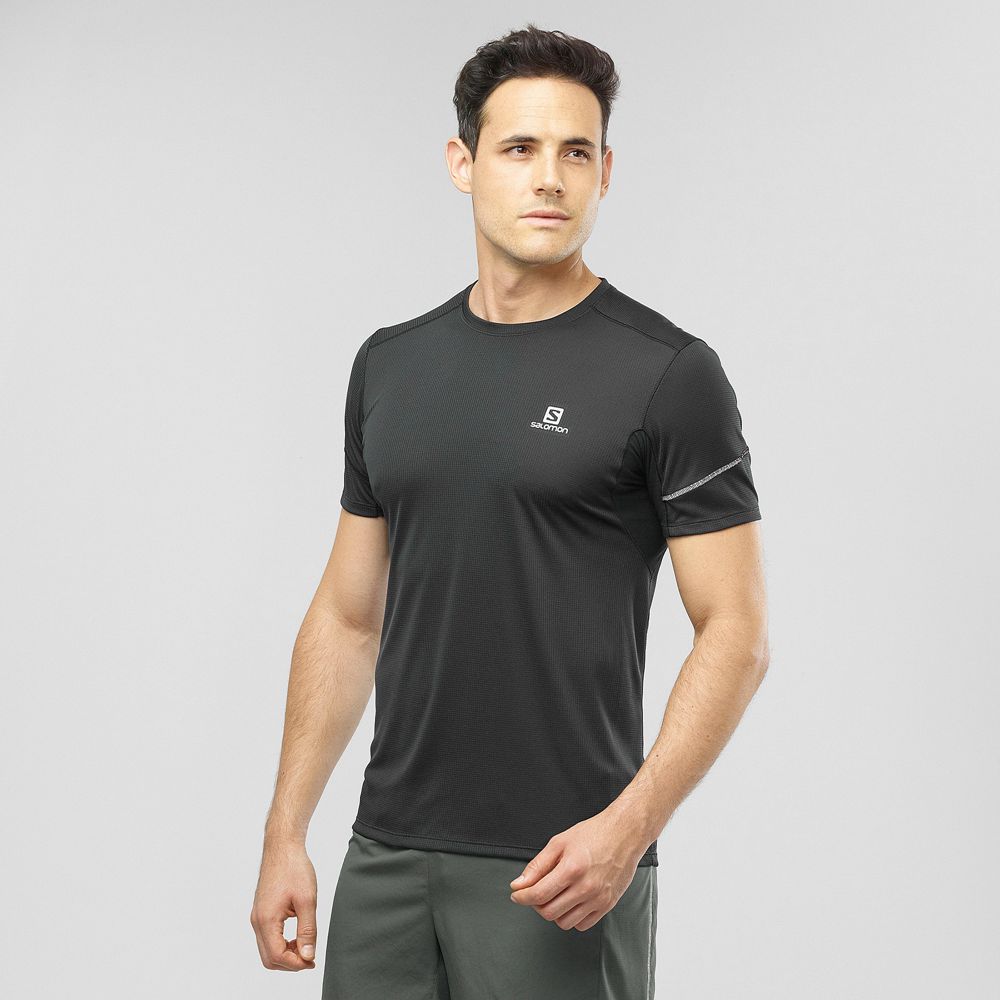 Salomon Israel AGILE - Mens Tops - Black (GCJA-80179)